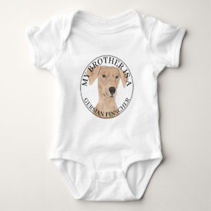 Persoonlijke Duitse Pinscher Romper