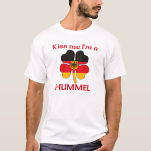 Persoonlijke Duitser Kus me Ik ben Hummel T-shirt