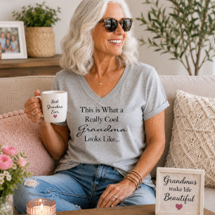 Persoonlijke Echt Coole Oma Lijkt Op Naam T-shirt