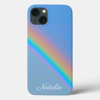 Persoonlijke echte regenboog-Hoesje-Mate iPhone iPhone 13 Hoesje