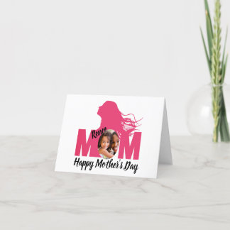 Persoonlijke, eenvoudige Kaart voor Happy Moederda