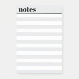 Persoonlijke eenvoudige minimale plaknotities, 10  post-it® notes