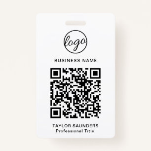 Persoonlijke Eenvoudige QR-code voor werknemers va Badge