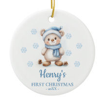 Persoonlijke eerste kerst van de berenwelp