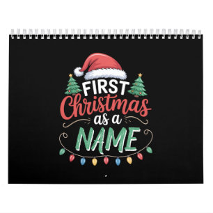Persoonlijke Eerste Kerstmis Als Familie Matching  Kalender