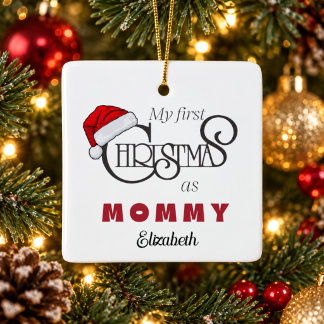 Persoonlijke Eerste Kerstmis als Mamma Ornament