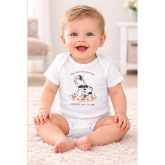 Persoonlijke Eerste Moederdag  Mama & Baby Naam Romper
