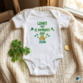 Persoonlijke Eerste St. Patrick's Day 2026 Pot Met Romper