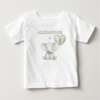 Persoonlijke Eerste Verjaardag Olifant