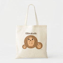 Persoonlijke Egel Kawaii-Canvas tas