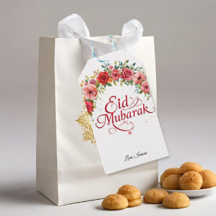 Persoonlijke Eid Mubarak-cadeaublabels Cadeaulabel