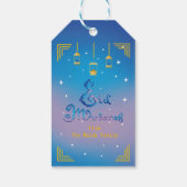Persoonlijke Eid Mubarak Cadeaulabel (Achterkant)