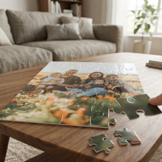Persoonlijke eigen foto legpuzzel