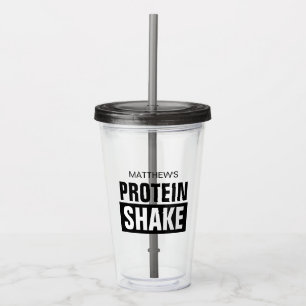 Persoonlijke eiwitshake Acryl Tumbler-beker Drinkbeker