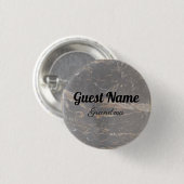 Persoonlijke Elegant Marble Ronde Button 3,2 Cm (Voorkant /achterkant)