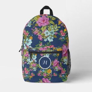 Persoonlijke Elegante Boho Bloem Wilde Bloem Bedrukte Rugzak