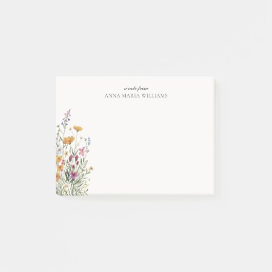 Persoonlijke Elegante Boho Chic Post-it® Notes (Voorkant)