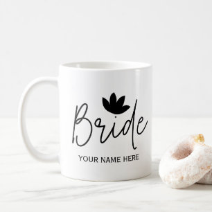 Persoonlijke Elegante Bruid Huwelijken Koffiemok