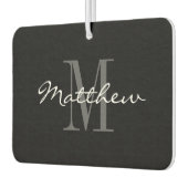 Persoonlijke elegante monogram auto luchtverfrisse luchtverfrisser (Links)