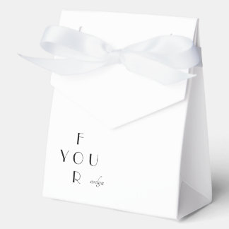 Persoonlijke Elegante Monogram Favor Doos Bedankdoosjes