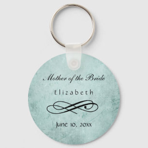 Persoonlijke elegante naam Wedding Favor Sleutelhanger