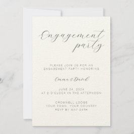 Persoonlijke Elegante Uitnodiging voor Verlovingsf