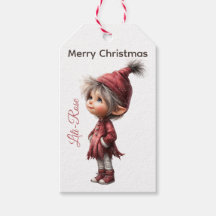 Persoonlijke Elf Cadeaublaadjes | Noordpool Kerstm