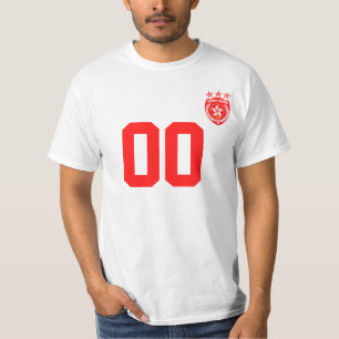Persoonlijke en aangepaste Hong Kong Sport Jersey T-shirt