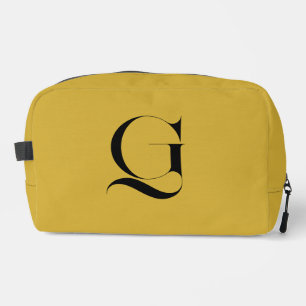 Persoonlijke Enkele Aangepaste Monogram Metallic G Toilettasje