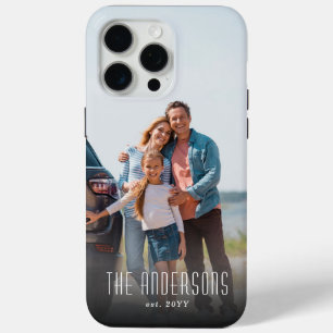 Persoonlijke Enkele Familie Foto & Naam iPhone 15 Pro Max Hoesje
