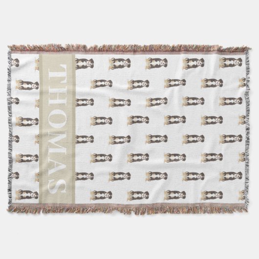 Persoonlijke Entlebucher Berghond Deken (Voorkant)