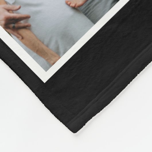 Persoonlijke familie 4 sjabloon fotocollage fleece deken (Hoek)