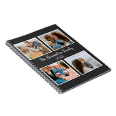 Persoonlijke familie 4 sjabloon fotocollage notitieboek (Rechterzijde)