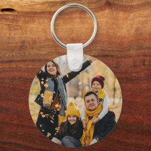 Persoonlijke familie foto sleutelhanger