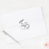 Persoonlijke Familie Monogram Stickers (Envelop)