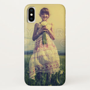 Persoonlijke familiefoto Eenvoudig afvullen Sjab iPhone X Hoesje