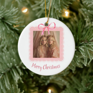 Persoonlijke familiefoto Kerstmis Ornament