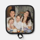 Persoonlijke familiefoto pannenlap (Voorkant)