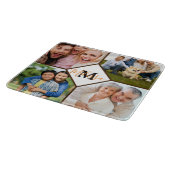 Persoonlijke familiefoto's snijplank (Hoek)