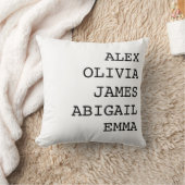 Persoonlijke familienaam kussensloop kussen (Deken)