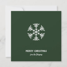 Persoonlijke familienaam Prettig Kerstfeest Sneeuw
