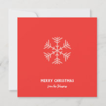 Persoonlijke familienaam Prettig kerstfeest Sneeuw