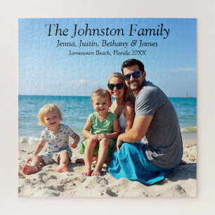 Persoonlijke familievakantiefoto's legpuzzel