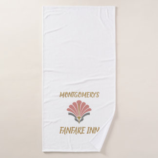 Persoonlijke Fanfare Inn Art Deco Badhanddoek