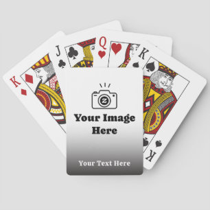 Persoonlijke favoriete foto met tekst pokerkaarten