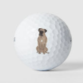 Persoonlijke Fawn Mask Boxer Golfballen (Voorkant)