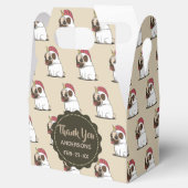 Persoonlijke Fawn PUGS Eenhoorn Favor Gable Doos Bedankdoosjes (Geopend)