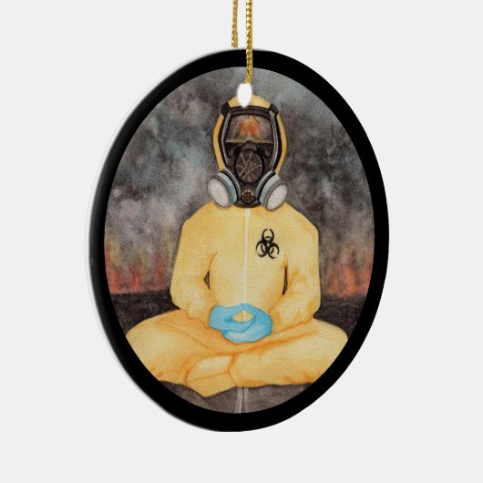 Persoonlijke feestdag met feestelijke feestdagen m keramisch ornament (Rechts)