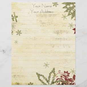 persoonlijke feestelijke briefhoofd ontwerp