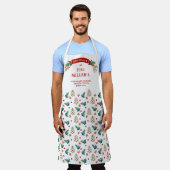 Persoonlijke feestkoekjes en bomen schort (Gedragen)